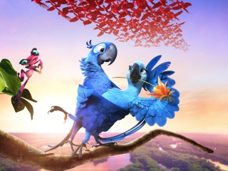 Das Rio 2 2014 Movie Wallpaper 320x240