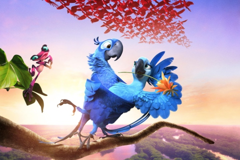 Обои Rio 2 2014 Movie 480x320