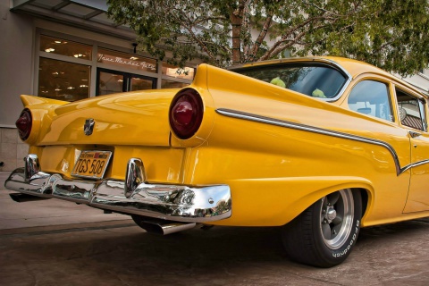 Ford Custom 300 1957 wallpaper 480x320