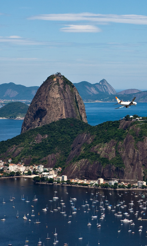 Обои Rio De Janeiro Sugar Loaf 480x800