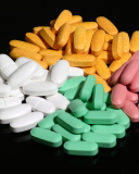 Four Colors Pills wallpaper 128x160