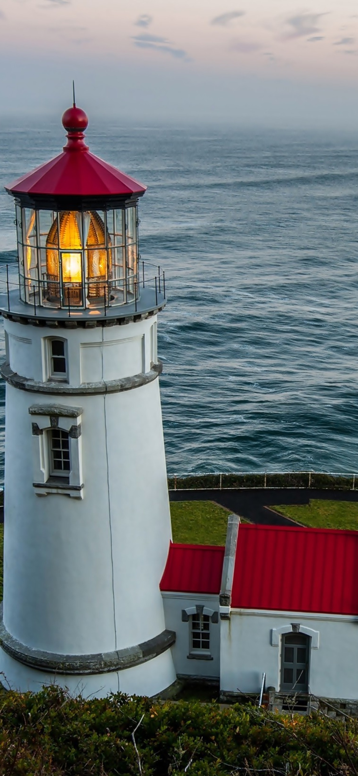Обои Lighthouse at North Sea 1170x2532