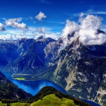 Fondo de pantalla Konigssee, Berchtesgaden, Germany 208x208