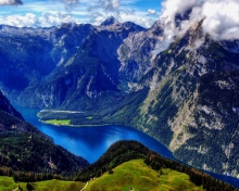 Sfondi Konigssee, Berchtesgaden, Germany 220x176