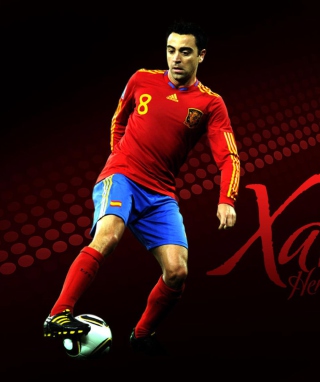 Xavi Hernandez - Obrázkek zdarma pro 768x1280