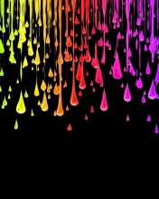 Das Digital Art - Funky Colorful Wallpaper 176x220