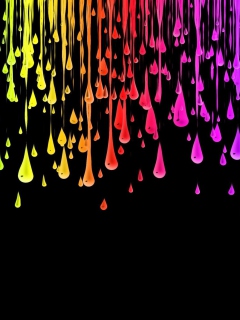 Das Digital Art - Funky Colorful Wallpaper 240x320