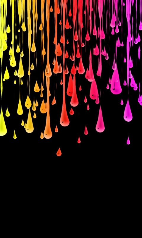 Das Digital Art - Funky Colorful Wallpaper 480x800