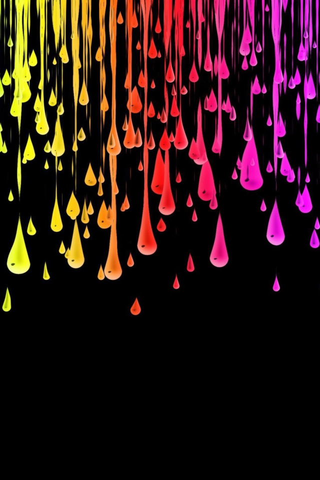 Screenshot №1 pro téma Digital Art - Funky Colorful 640x960