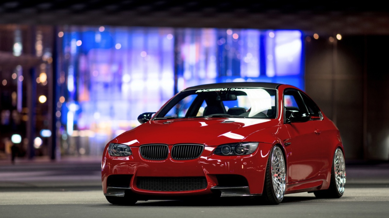 Fondo de pantalla BMW M3 E92 1280x720