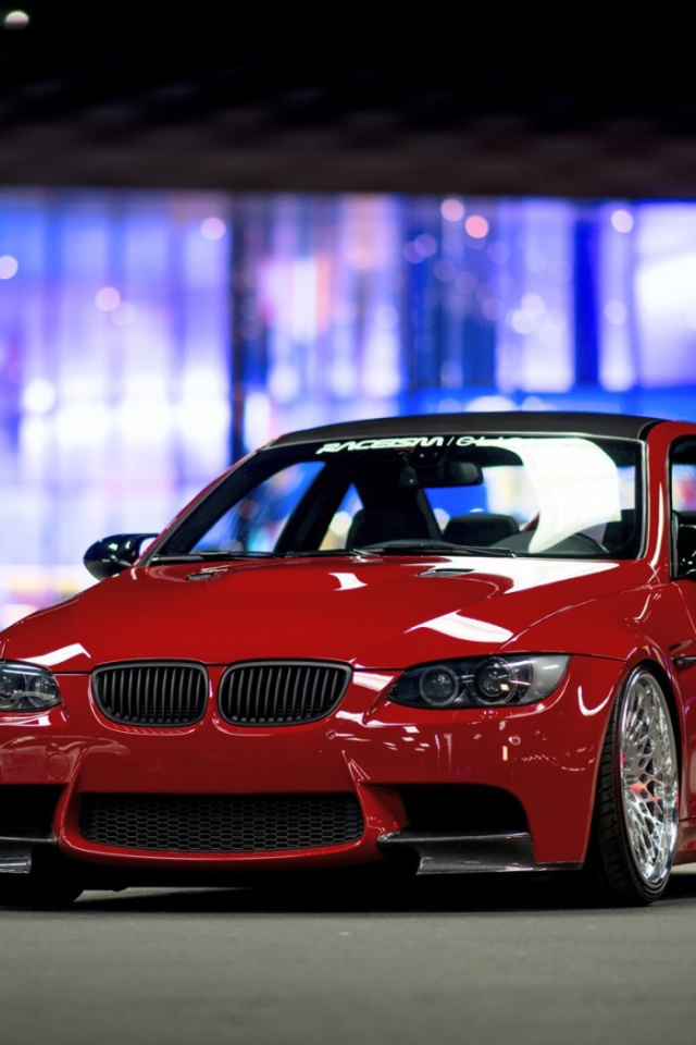 Fondo de pantalla BMW M3 E92 640x960