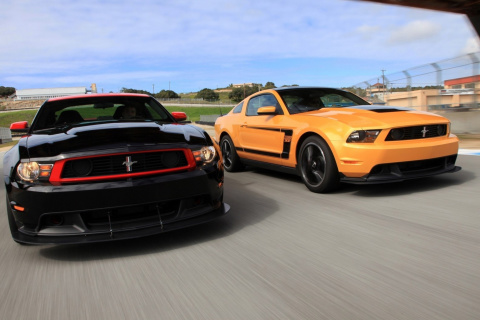 Sfondi Boss 302 Ford Mustang 480x320