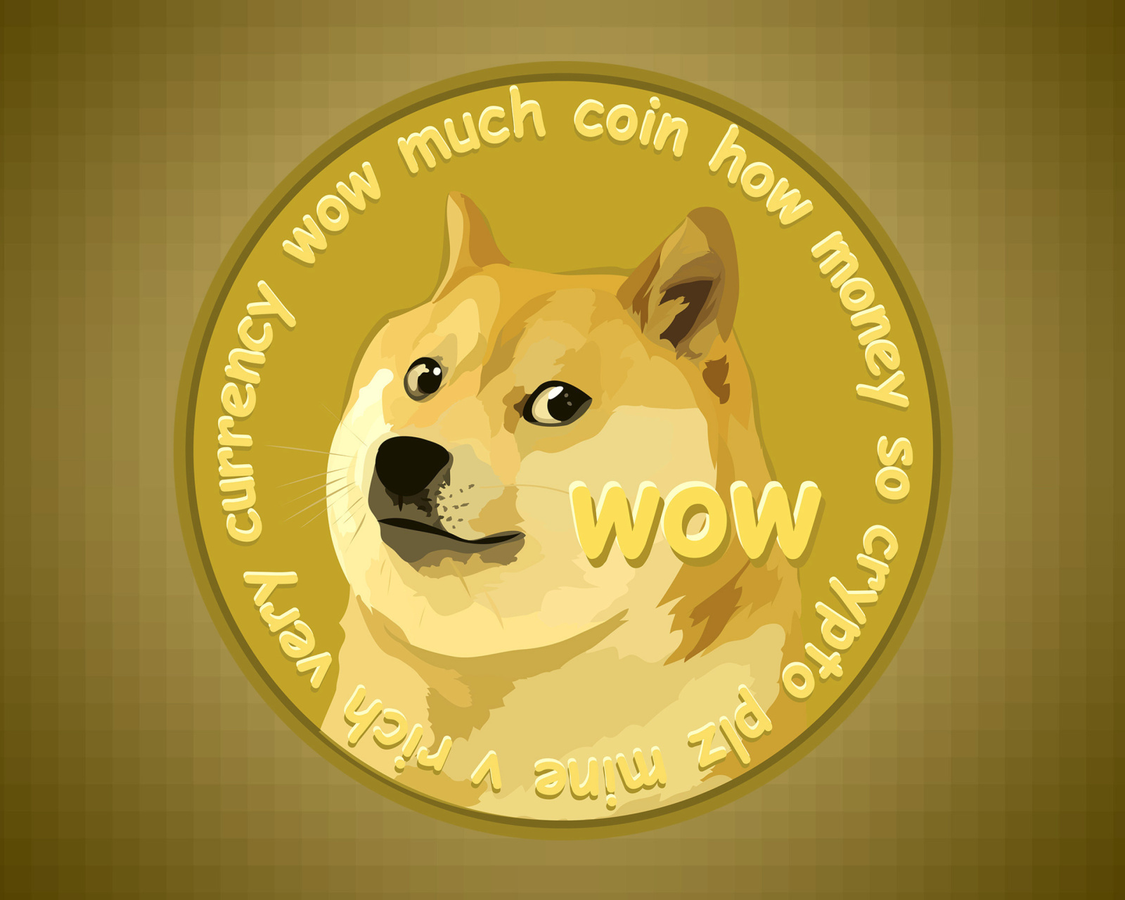 Обои Dog Golden Coin 1600x1280