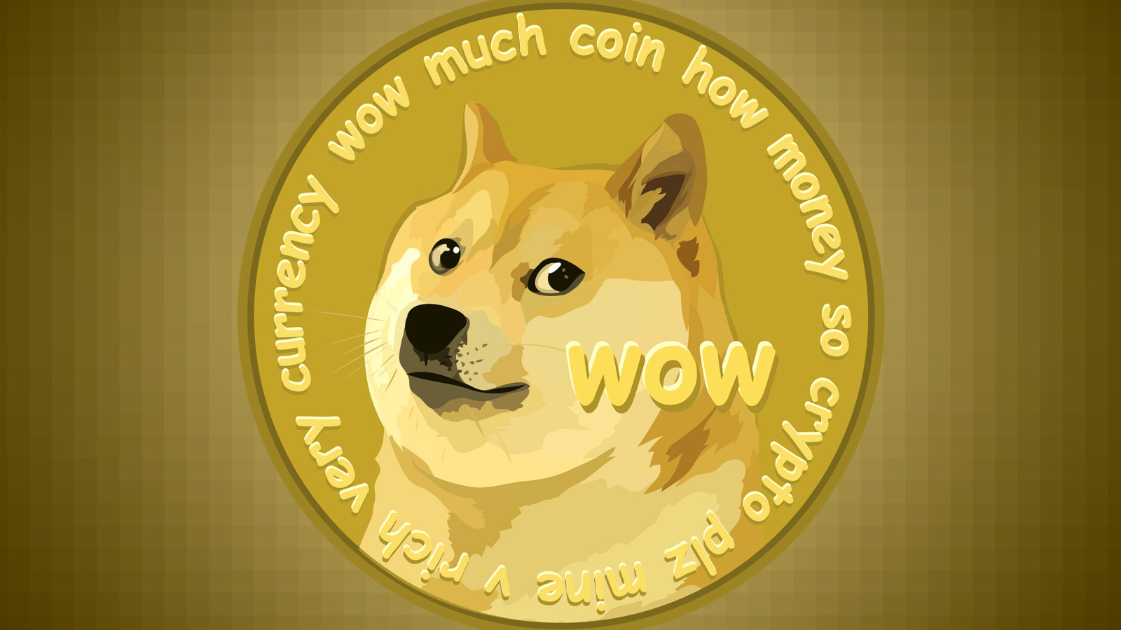 Dog Golden Coin wallpaper 1600x900