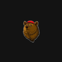 Das Cool Bear Wallpaper 208x208