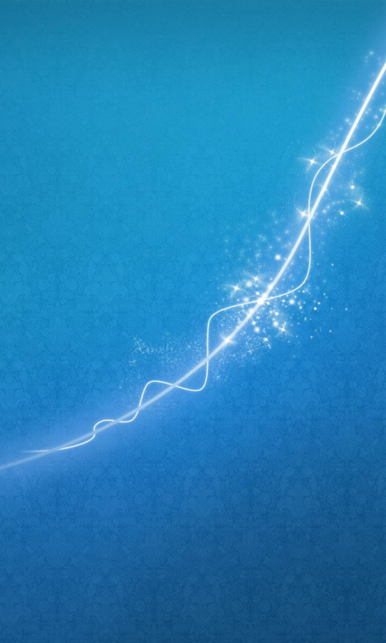 Glowing Blue Lines wallpaper 768x1280