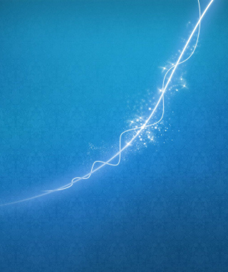 Glowing Blue Lines - Obrázkek zdarma pro Nokia Asha 310