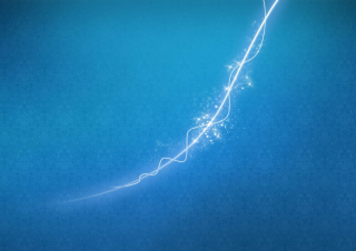 Kostenloses Glowing Blue Lines Wallpaper für Android, iPhone und iPad