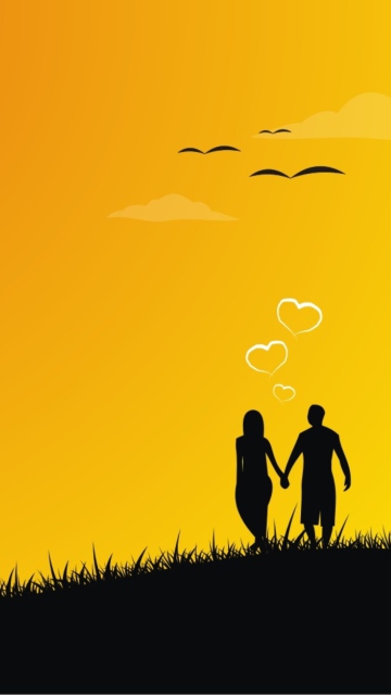Always Together In Love wallpaper 360x640