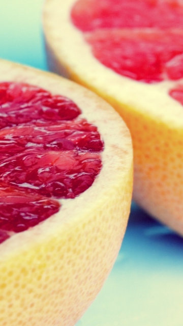 Fondo de pantalla Macro Grapefruit 360x640