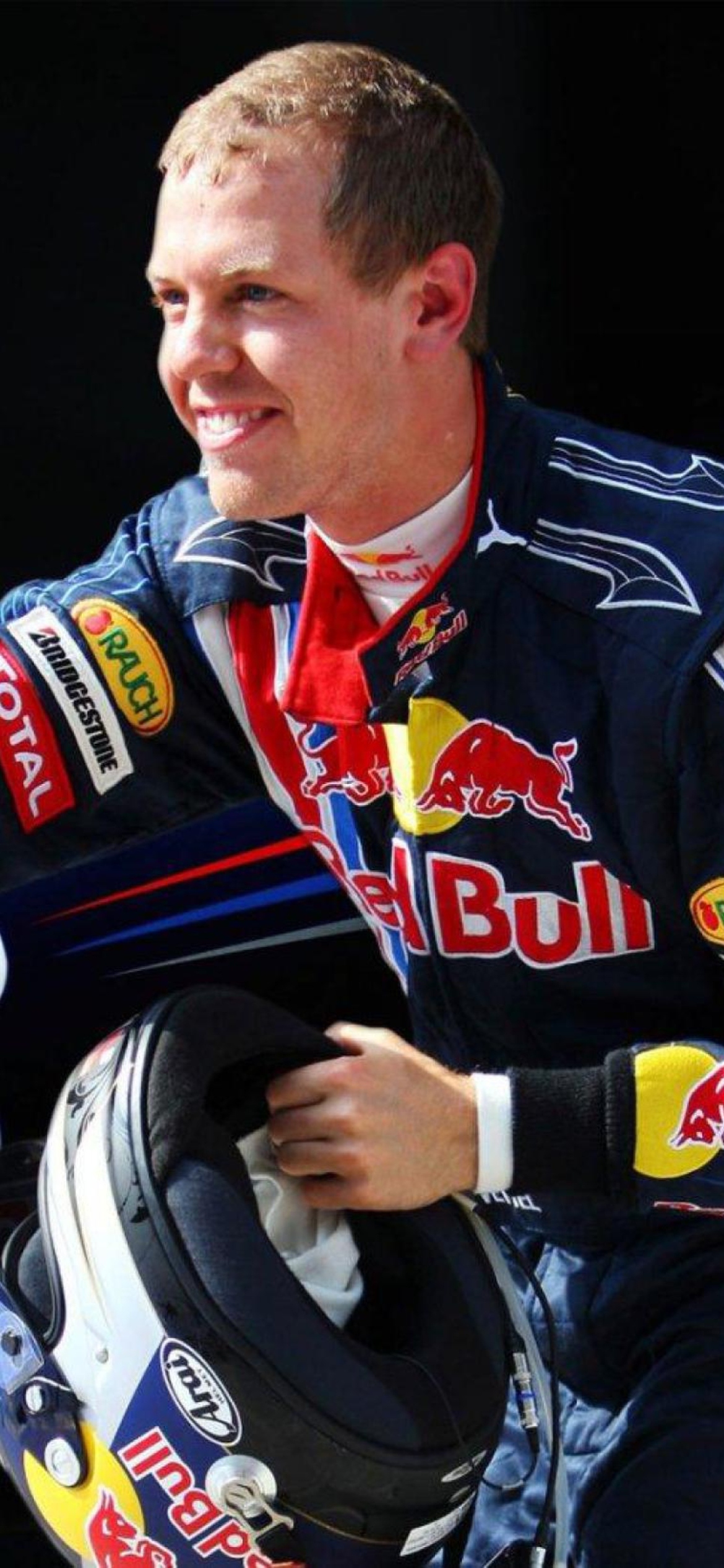 Обои Sebastian Vettel - World Champions Formula 1 1170x2532