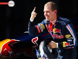 Sebastian Vettel - World Champions Formula 1 wallpaper 320x240