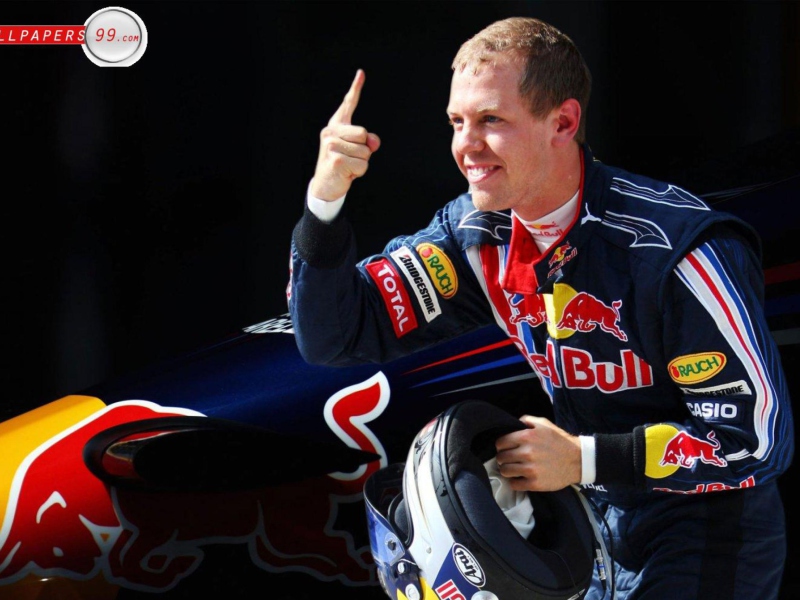 Sebastian Vettel - World Champions Formula 1 wallpaper 800x600