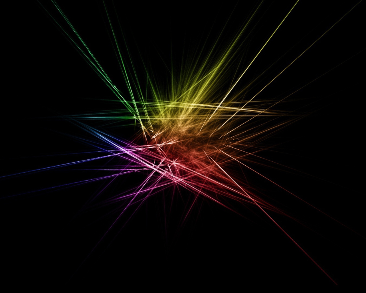 Das Dark Fractal Wallpaper 1280x1024