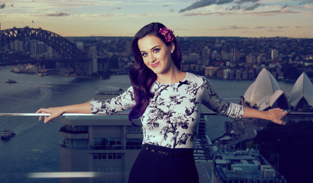 Katy Perry In Sydney 2012 wallpaper 1024x600