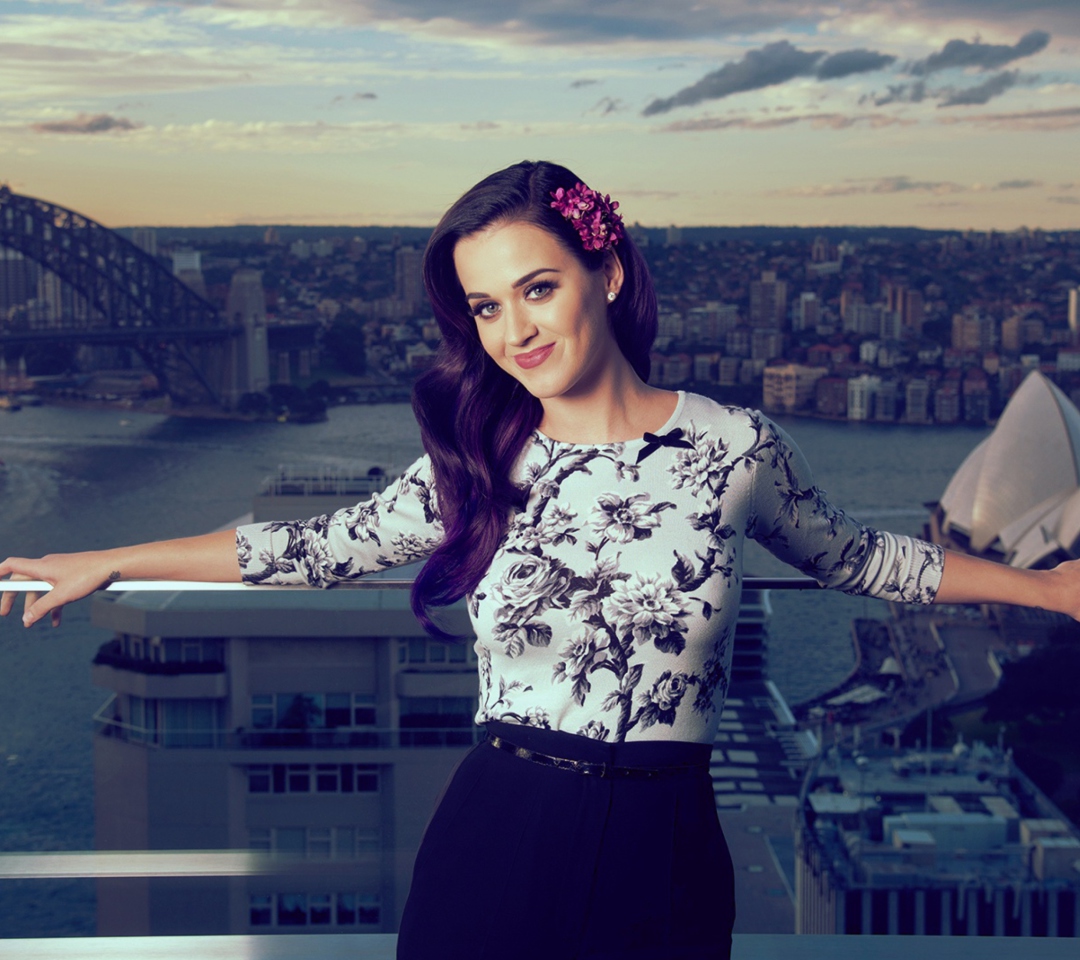 Fondo de pantalla Katy Perry In Sydney 2012 1080x960