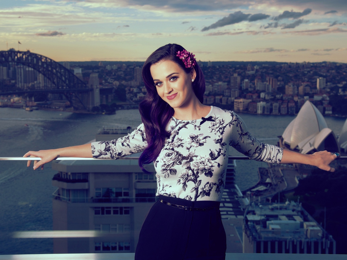 Katy Perry In Sydney 2012 wallpaper 1152x864