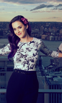 Katy Perry In Sydney 2012 wallpaper 240x400