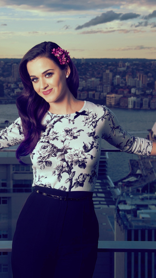 Fondo de pantalla Katy Perry In Sydney 2012 640x1136
