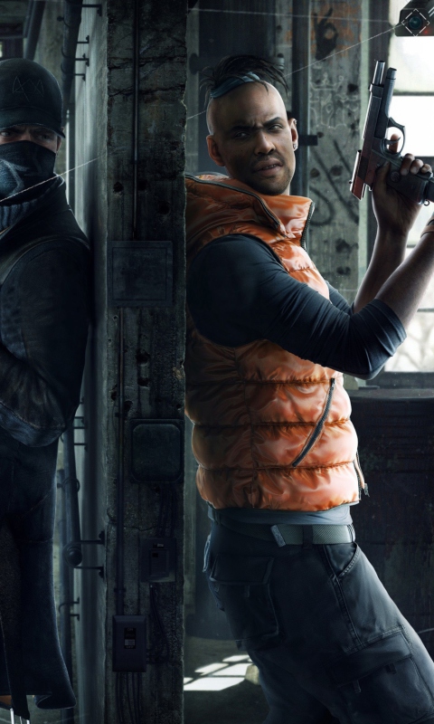 2014 Watch Dogs Game wallpaper 480x800
