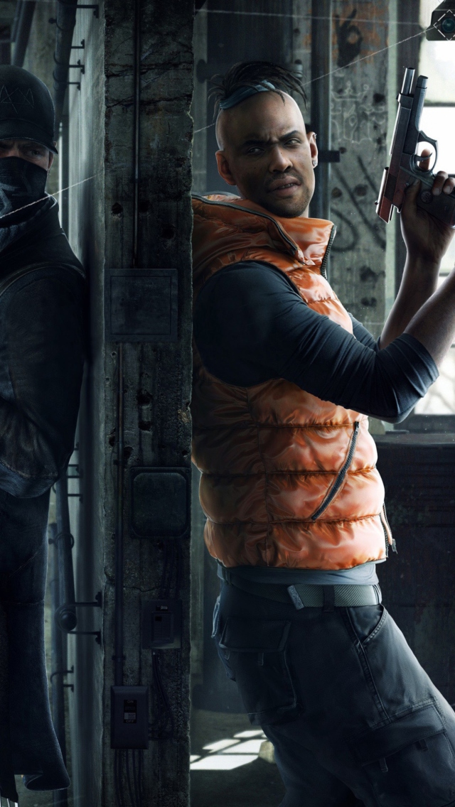 2014 Watch Dogs Game wallpaper 640x1136