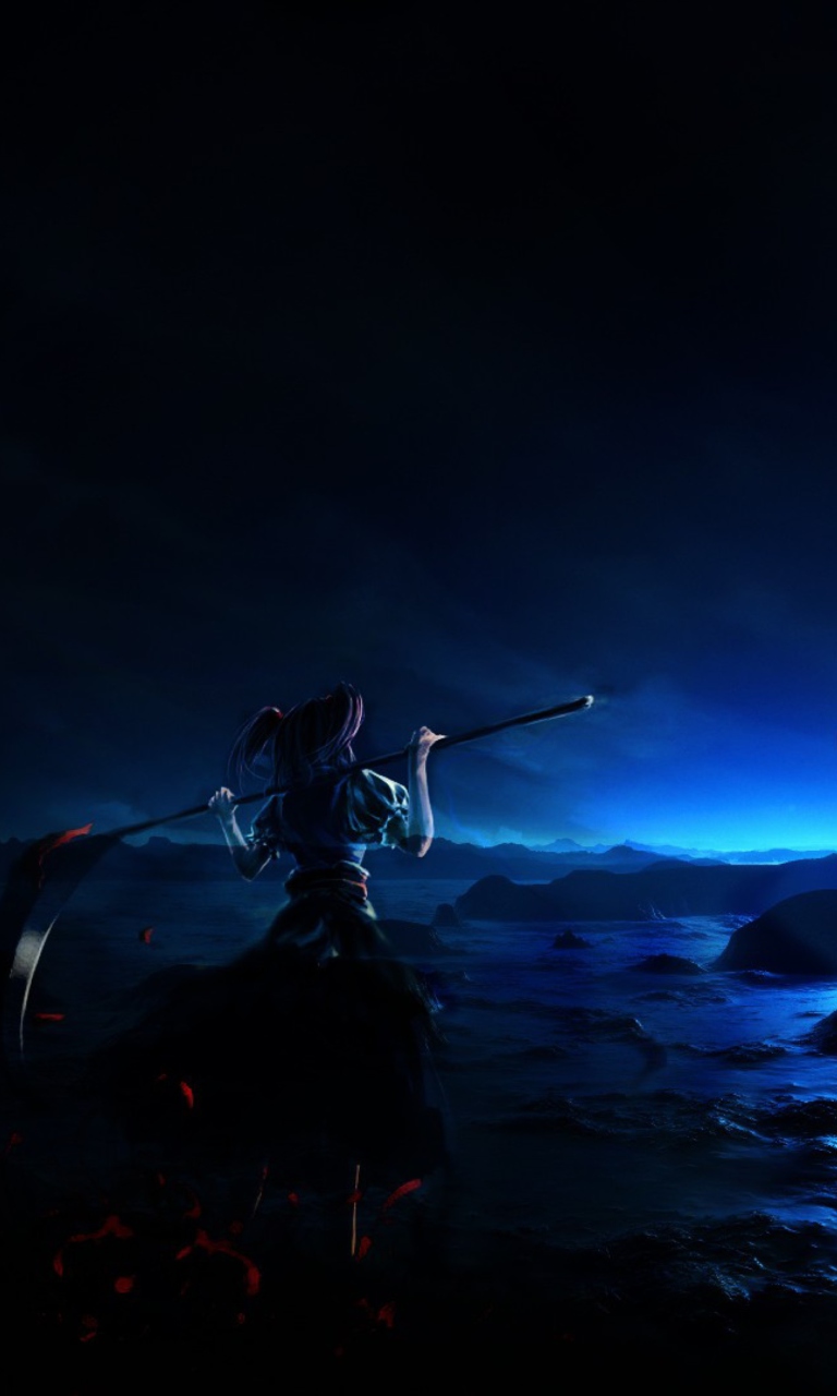 Abyss Warrior Women wallpaper 768x1280