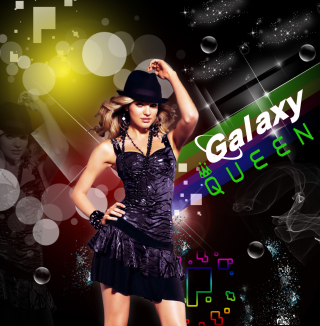Galaxy Queen - Obrázkek zdarma pro iPad