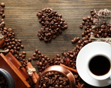Sfondi I Heart Coffee 220x176