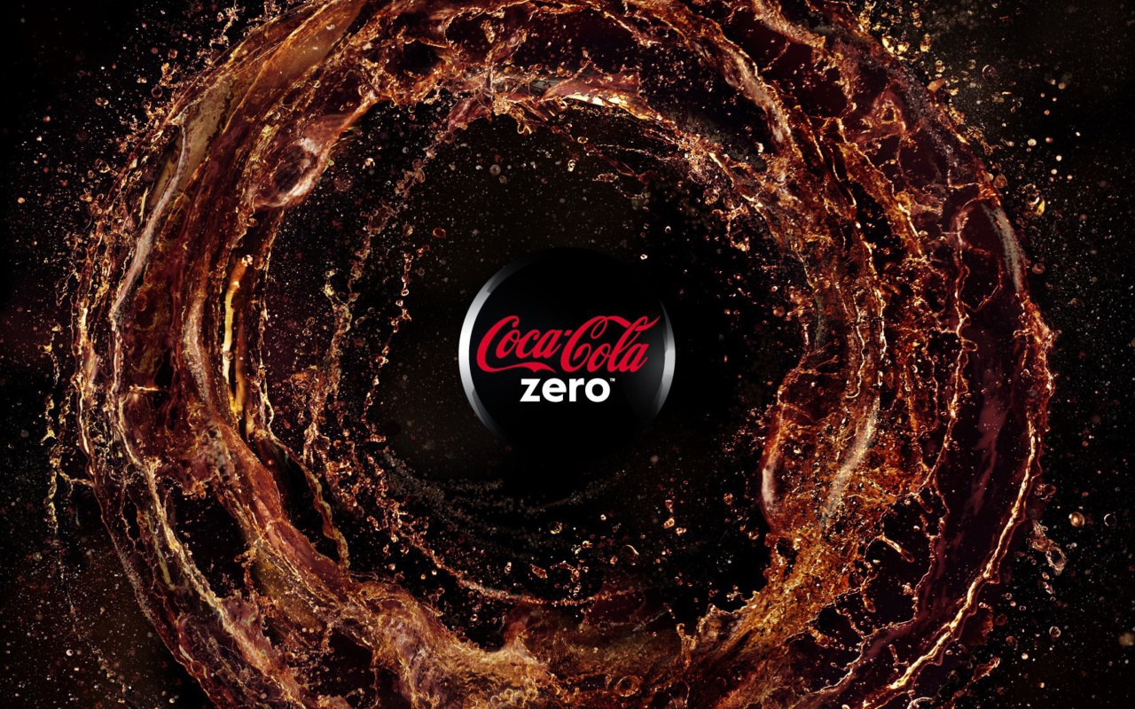 Sfondi Coca Cola Zero - Diet and Sugar Free 1280x800