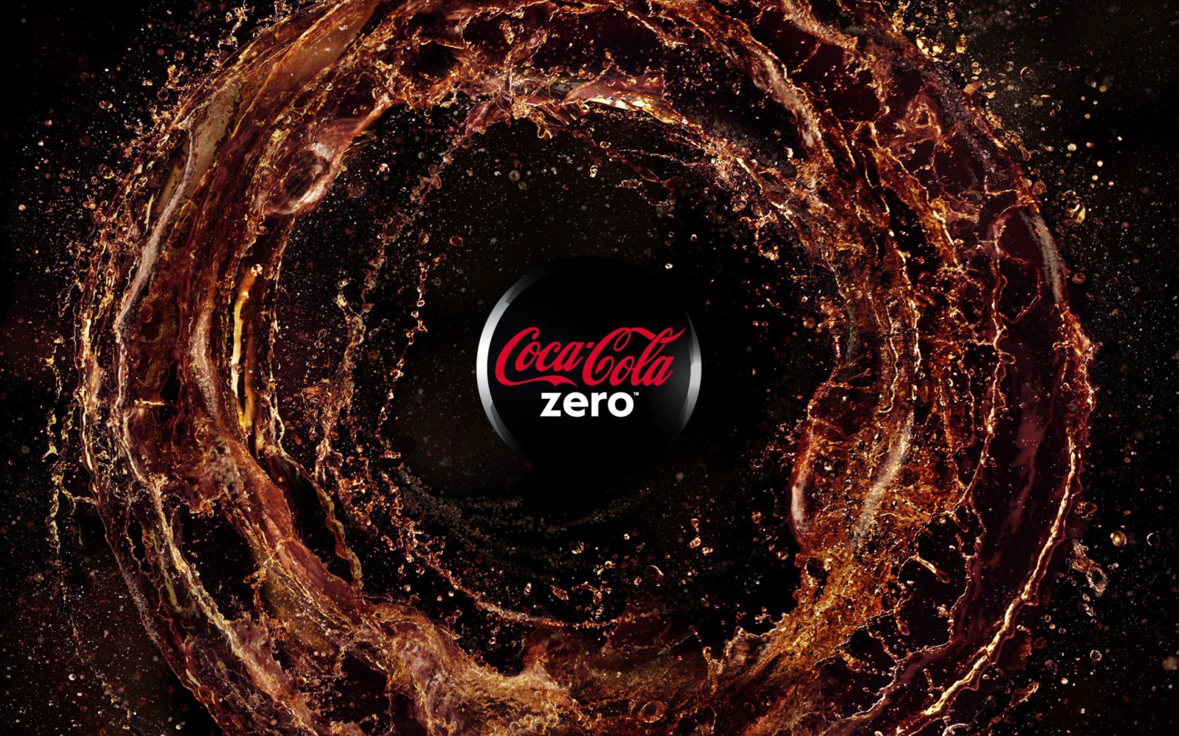 Обои Coca Cola Zero - Diet and Sugar Free 1680x1050