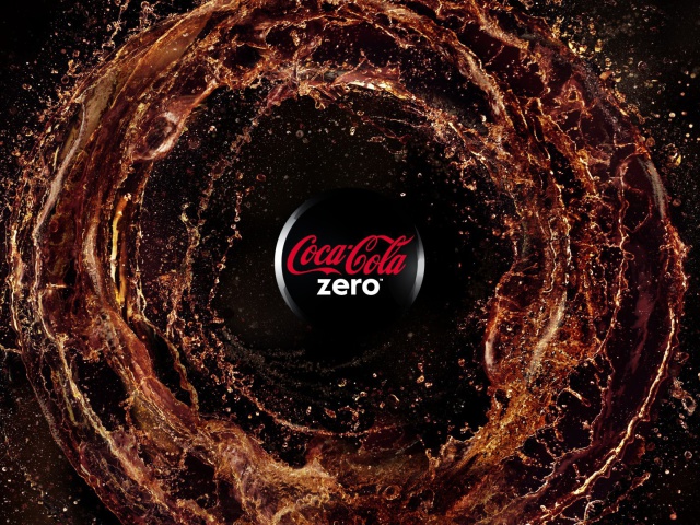 Das Coca Cola Zero - Diet and Sugar Free Wallpaper 640x480