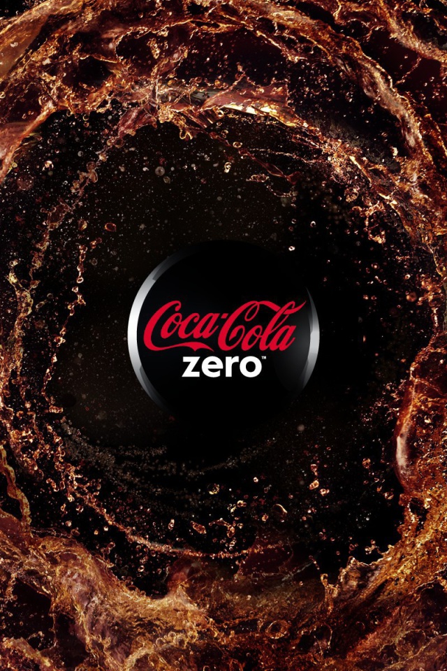 Das Coca Cola Zero - Diet and Sugar Free Wallpaper 640x960
