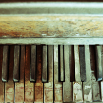 Fondo de pantalla Old Piano Keyboard 208x208