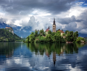 Sfondi Lake Bled, Slovenia 176x144