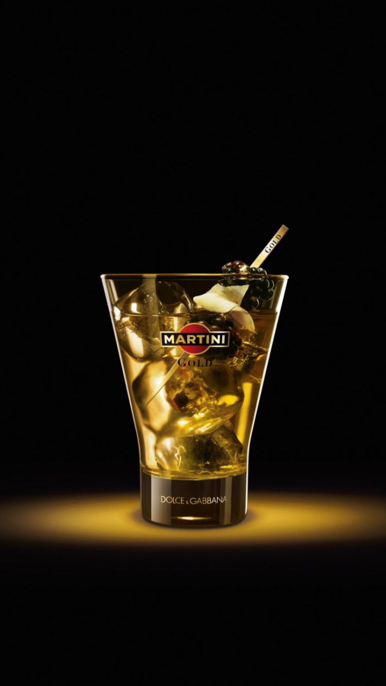 Martini Gold wallpaper 750x1334