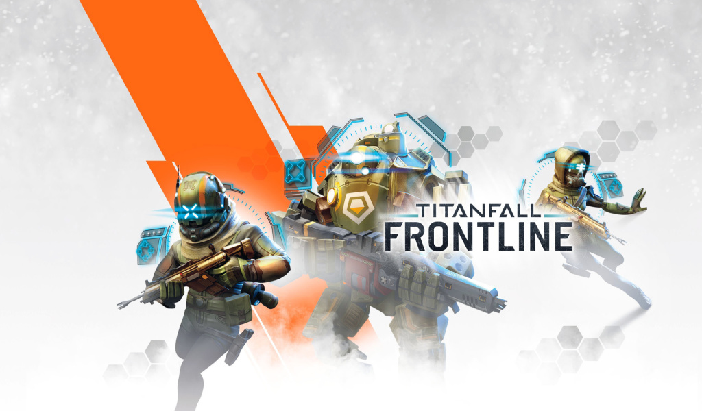 Обои Titanfall Frontline Mobile Phone Game 1024x600