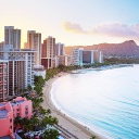 Fondo de pantalla Waikiki Beach Hawaii 128x128