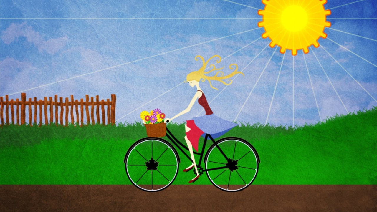 Das Her Bicycle Wallpaper 1280x720