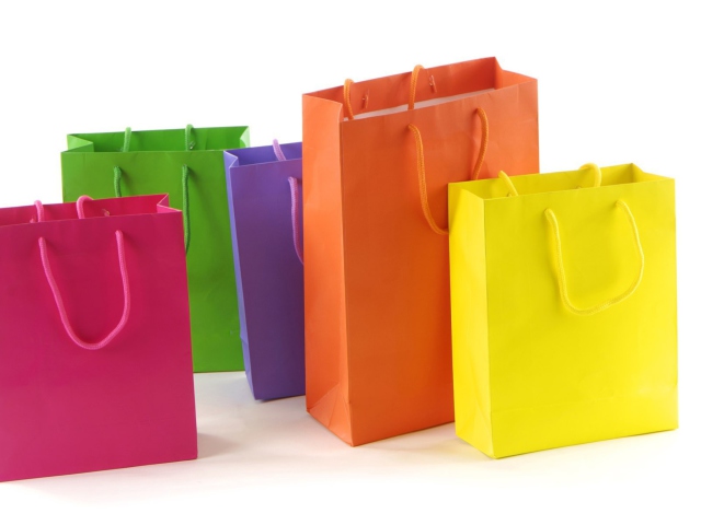Das Shopping Bags Wallpaper 640x480