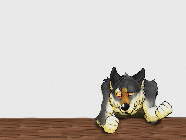 Angry Wolf Drawing screenshot #1 640x480